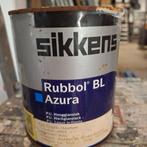 Sikkens Rubbol BL Azura buitenverf ral 9003 signaalwit, Ophalen, Gebruikt, Blauw, Verf