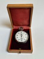 Minerva Stopwatch met Houten Kast - Joh. E. Post, Ophalen of Verzenden