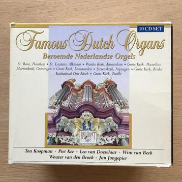 Boxset 10 CD's / beroemde orgels / bekende organisten.