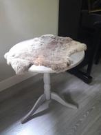 Bijzet of wijntafel, Huis en Inrichting, Tafels | Bijzettafels, Minder dan 55 cm, Gebruikt, Rond, Hout