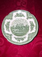 Dessert kom: Johnson Bros: Old Britain Castles (groen rare), Ophalen of Verzenden