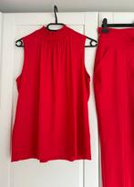 Studio anneloes set M martini top & franka broek rood, Maat 38/40 (M), Ophalen of Verzenden, Zo goed als nieuw, Rood