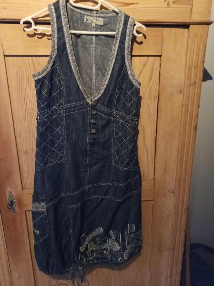 DIDI jeansjurk, Kleding | Dames, Jurken, Zo goed als nieuw, Maat 38/40 (M), Blauw, Boven de knie, Ophalen of Verzenden