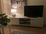 Wit tv meubel hoogglans, Ophalen of Verzenden, Zo goed als nieuw, 25 tot 50 cm, Minder dan 100 cm
