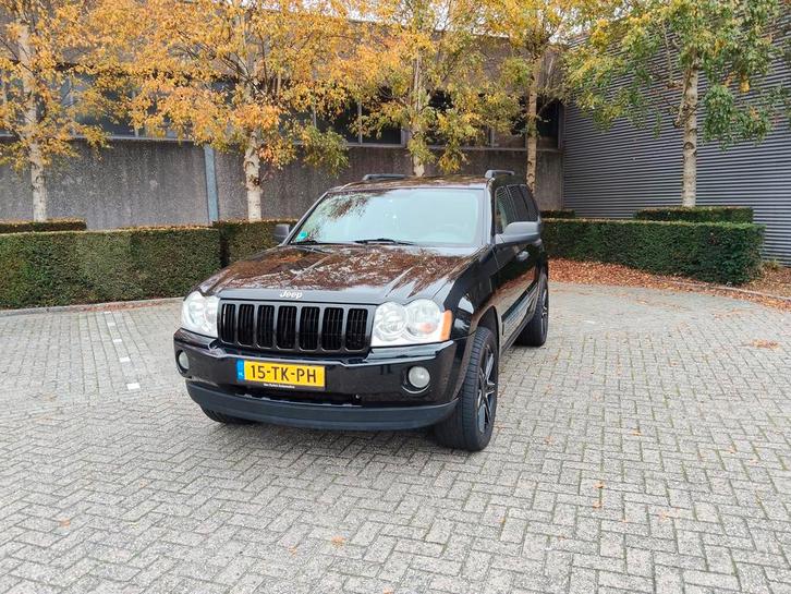 Jeep 2005 Zwart, Auto's, Jeep, Particulier, 4x4, ABS, Airbags, Airconditioning, Alarm, Android Auto, Bluetooth, Centrale vergrendeling