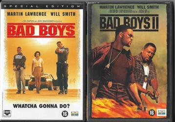 2 DVD's Will Smith & Martin Lawrence: Bad boys I en II