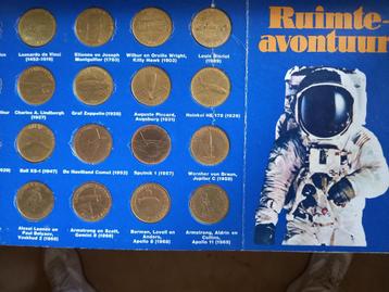 Shell ruimtevaart munten penningen beschikbaar voor biedingen