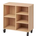 IKEA RÅVAROR shelving unit on castors, bar cart, Huis en Inrichting, 50 tot 100 cm, Eikenhout, Zo goed als nieuw, Ophalen