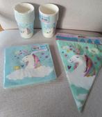 Nieuw Unicorn Vlag, Servetten en Bekers, Ophalen of Verzenden, Nieuw