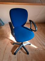 Nette, blauwe bureaustoel, Ophalen, Gebruikt, Blauw, Bureaustoel