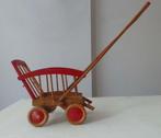 POPPENWAGEN / wandelwagen van hout. Retro / Vintage, Antiek en Kunst, Ophalen of Verzenden