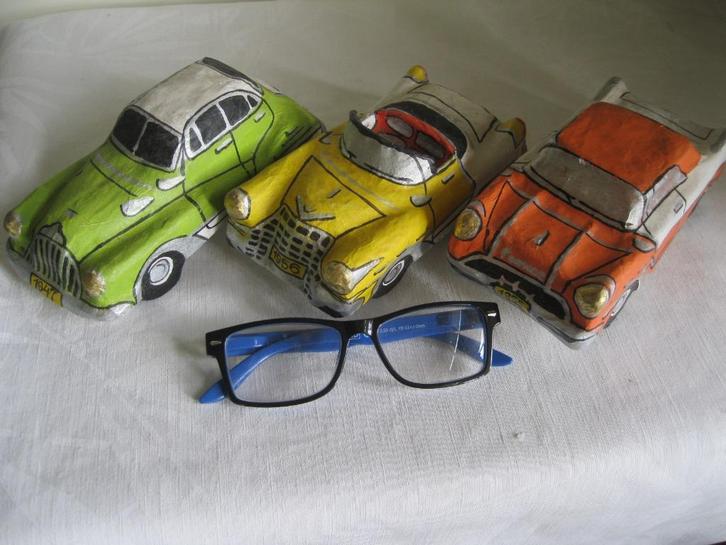 Papier-maché Buick, Cadillac en Pontiac oldtimer, Antiek en Kunst, Curiosa en Brocante, Ophalen of Verzenden