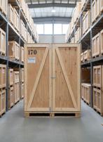 GRATIS AF TE HALEN! Grote houten opslagkisten. 5 m³ & 10 m³, Ophalen, Overige houtsoorten, 50 mm of meer, Balk