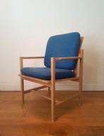 Vintage Borge Mogensen 3233 fauteuil in gezeept eiken, Huis en Inrichting, Fauteuils, Ophalen, Gebruikt, Vintage design, Mid Century Modern