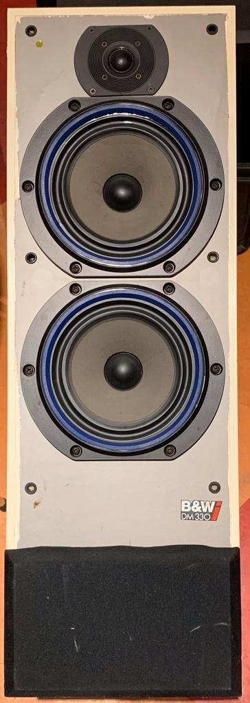 Bowers  &  Wilkins B&W DM330 - set van 2 luidsprekers, Audio, Tv en Foto, Luidsprekers, Gebruikt, Front, Rear of Stereo speakers