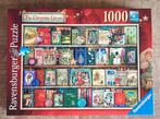 Ravensburger legpuzzel "The Christmas Library" 1000 stukjes, Hobby en Vrije tijd, Denksport en Puzzels, Ophalen of Verzenden, 500 t/m 1500 stukjes