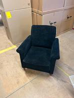 Zwart Fauteuil verstelbaren rug en zitgedeelte, Ophalen of Verzenden, Zo goed als nieuw, Stof, 75 tot 100 cm