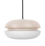 HANA Macaron hanglamp beige 25 cm en 18 cm, Ophalen, Nieuw, Glas, Minder dan 50 cm