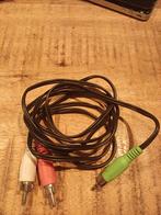 Tulp naar 3.5mm Jack Kabel - 1.4m, Ophalen of Verzenden, Gebruikt, Minder dan 2 meter, Overige kabels