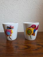 2 Mokjes Derk Wessels - Atelier de Wijde Doelen, Huis en Inrichting, Keramiek, Ophalen of Verzenden, Zo goed als nieuw, Overige stijlen
