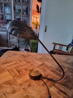 Art Deco bureaulamp met schelpvormige kap, Ophalen of Verzenden