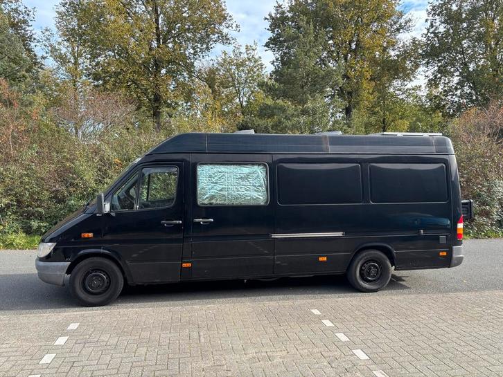 Zelfbouw camper, Mercedes-Benz, Sprinter 2002, Caravans en Kamperen, Campers, Particulier, tot en met 4, Buscamper of Camperbus