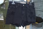 1x Dames of Meisjes Zwarte Korte Broek Maat S (SEVEN SISTERS, Seven Sisters, Zwart, Ophalen of Verzenden, Zo goed als nieuw