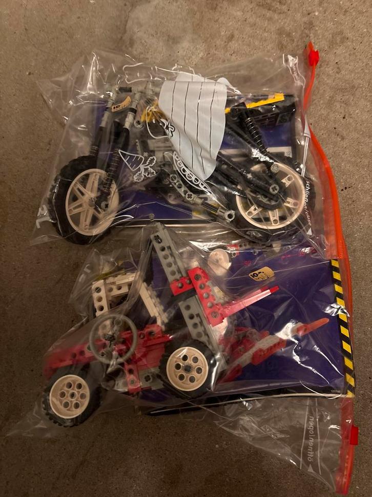 Lego Technic 8835 & 8838 Compleet met Boekjes, Kinderen en Baby's, Speelgoed | Duplo en Lego, Gebruikt, Lego, Complete set, Ophalen of Verzenden