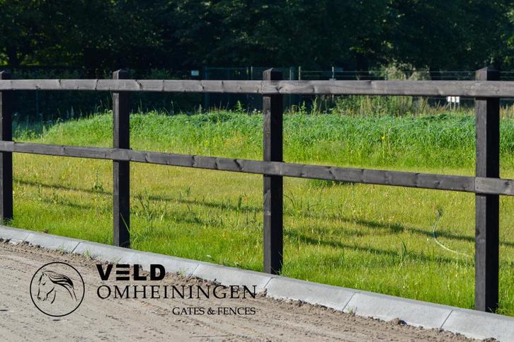 Geschroefde omheining, Hout, Afrastering, Weide, Paddock, Dieren en Toebehoren, Stalling en Weidegang, Opfok, Stalling, Weidegang