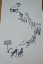 Dierenpension door Hetty Edelkoort - nieuwe ansichtkaart, Verzenden, 1960 tot 1980, Ongelopen, Overige thema's