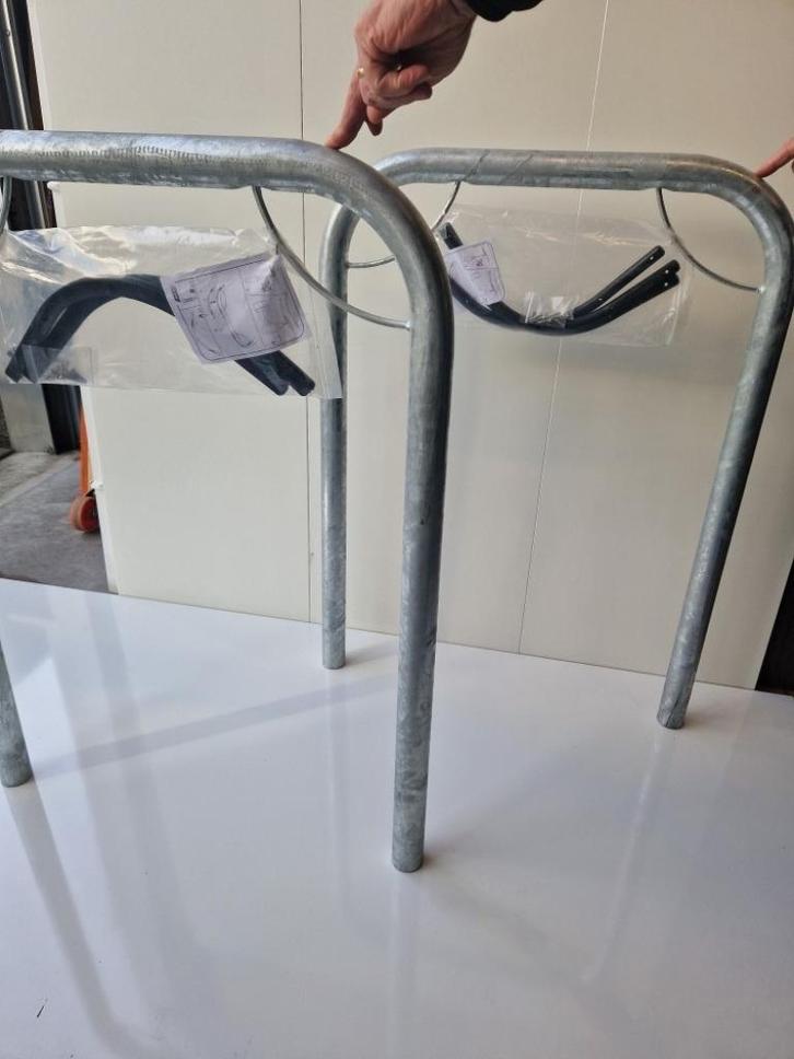 NIEUW Gegalvaniseerd Hek Fiets doorrijblokkade, Tuin en Terras, Tuinhekken en Hekwerk, Nieuw, Overige typen, IJzer, Ophalen of Verzenden