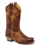 Dames cowboy laarzen western boots echt leder bruin, Kleding | Dames, Schoenen, Nieuw, Ophalen of Verzenden, Hoge laarzen, Bruin