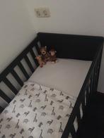 Ledikant babybed matzwart 60x120 europe baby ralph, Kinderen en Baby's, Kinderkamer | Bedden, Ophalen, Gebruikt, Minder dan 140 cm