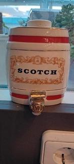 Mooie vintage keramieken whisky decanter, Ophalen of Verzenden