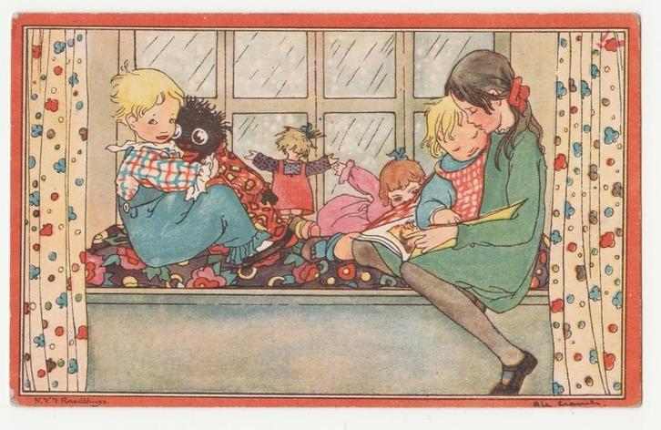 Reclame. Jansen en Tilanus.  Rie Cramer.  Ned. Illustratoren, Verzamelen, Ansichtkaarten | Themakaarten, Ongelopen, 1940 tot 1960