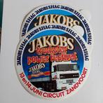Twee oude stickers.   JAKOBS Truckstar power Festival., Ophalen of Verzenden