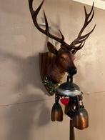 Vintage Schwarzwalder hertenkop met bellen, Ophalen of Verzenden