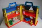 openklapbaar poppenhuis met inhoud 35hx24brx45cm breed open, Ophalen of Verzenden, Zo goed als nieuw, Poppenhuis