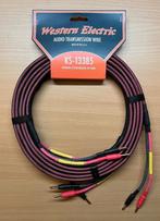 Western Electric speakerkabels 350cm (occassion), Ophalen of Verzenden, Zo goed als nieuw, 2 tot 5 meter, Luidsprekerkabel