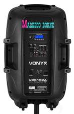 Actieve Speaker set, Luidsprekers, 15" LED, Kabels, VPS152A, Audio, Tv en Foto, Luidsprekers, Overige merken, Vonyx, Nieuw, Info@marbeco.nl