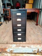 Metalen Archiefkastje met 6 Laden, Huis en Inrichting, Kasten | Ladekasten, Ophalen, Minder dan 50 cm, Gebruikt, 5 laden of meer