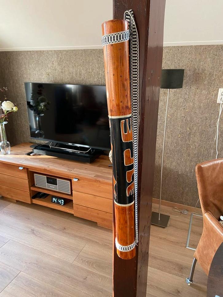 Muziek  Instrument - Muziek door beweging!, Muziek en Instrumenten, Blaasinstrumenten | Didgeridoos, Gebruikt, Ophalen of Verzenden