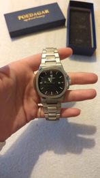 Poedagar 613B RVS Horloge, Staal, Staal, Polshorloge, Zo goed als nieuw