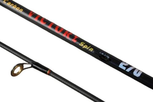 NIEUW Victory Carbon Spinhengel 2,70 Meter 3-15 Gram, Watersport en Boten, Hengelsport | Roofvissen, Nieuw, Werphengel, Ophalen