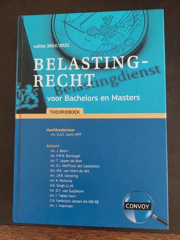 Belastingrecht voor Bachelors en Masters NIEUWSTAAT beschikbaar voor biedingen