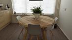 Ronde Tafel van oud steigerhout, Ophalen, Nieuw, Rond