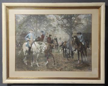 Thure Thulstrup 1848 - 1930 - A meet in old Virginia beschikbaar voor biedingen