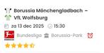 Borussia Mönchengladbach - Wolfsburg, Tickets en Kaartjes, Sport | Voetbal
