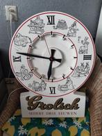 oude grolsch klok , vintage, Ophalen, Zo goed als nieuw, Reclamebord, Plaat of Schild, Grolsch