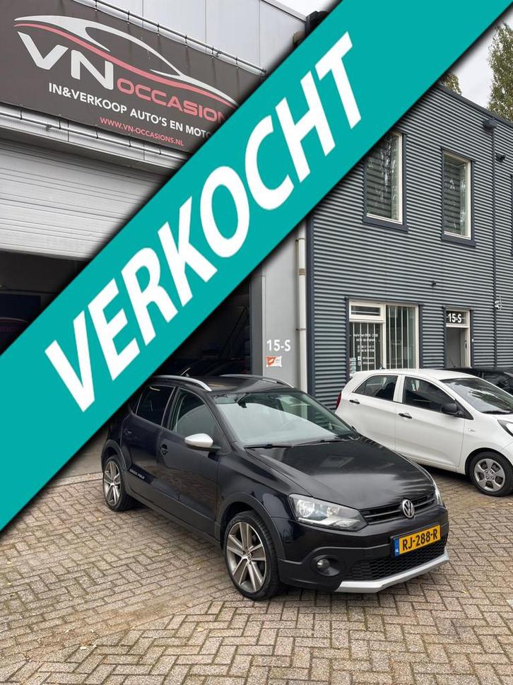Volkswagen Polo 1.2 TSI Cross 6 BAK LEDER STOELVERWARMING, Auto's, Volkswagen, Bedrijf, Polo, ABS, Airbags, Airconditioning, Boordcomputer